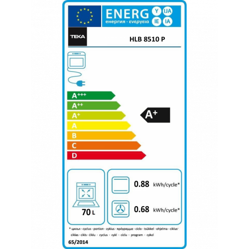 HLB 8510 P BK MAESTRO PIZZA