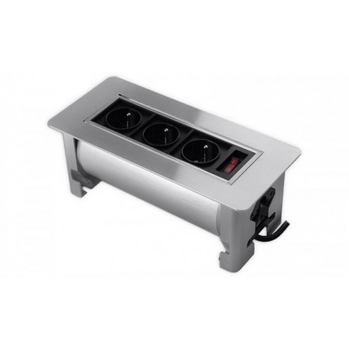 Otočná zásuvka do stolu