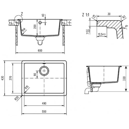 RADEA 490.370 TG 1B WH
