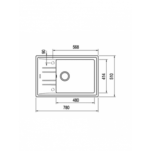 STONE 60 S-TG 1B 1D WH