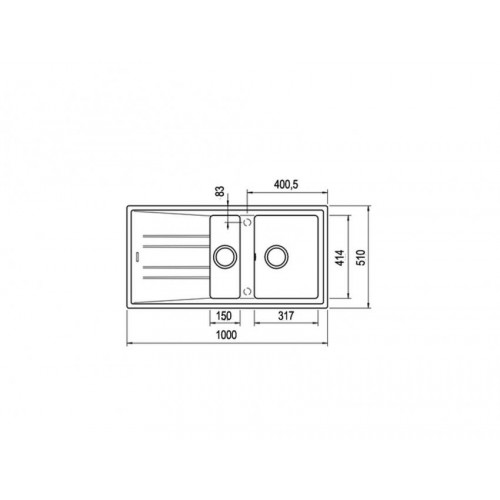 STONE 60 B-TG 1 1/2B 1D WH